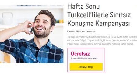 Turkcell Hafta Sonu Bedava İnternet Kampanyası